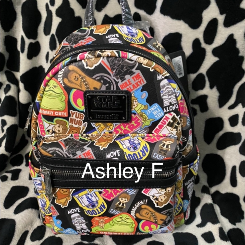Star Wars sticker loungefly backpack